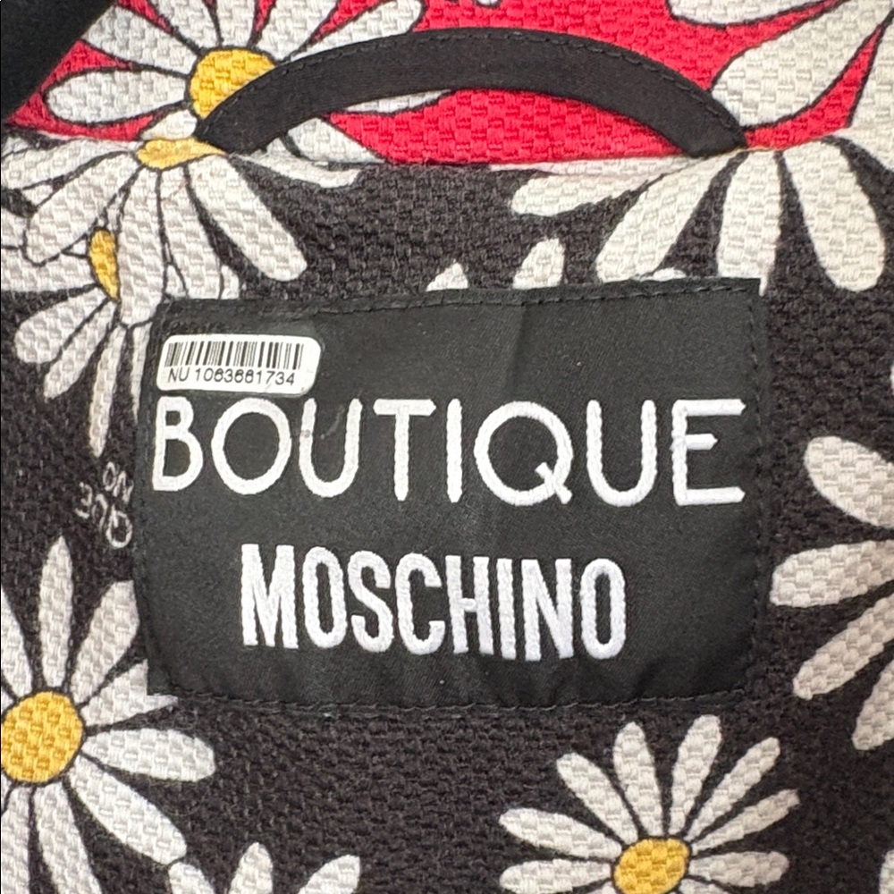 Moschino Boutique x Free People Daisy Colorblock Floral Daisy Jacket NWOT Size 8 - Picture 8 of 12